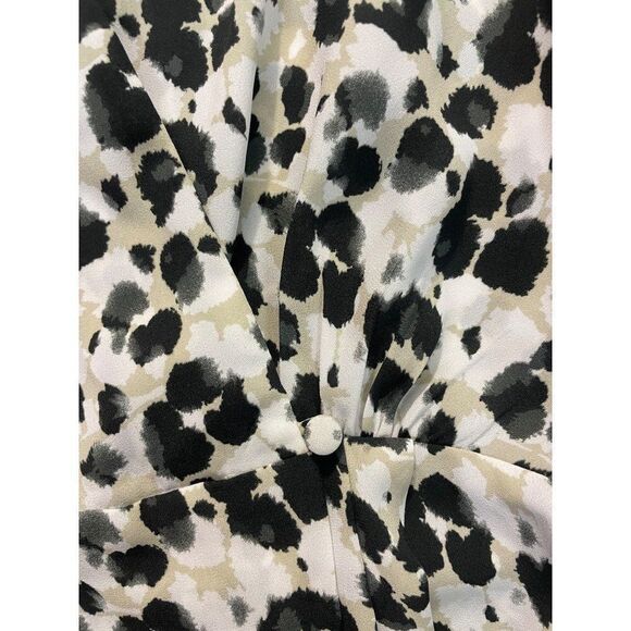 Cabi Animal Print “Rosette” Peplum Top Small - Picture 6 of 6